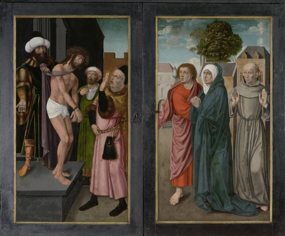 Maria met kind, Joachim en Anna, profeten en sibyllen