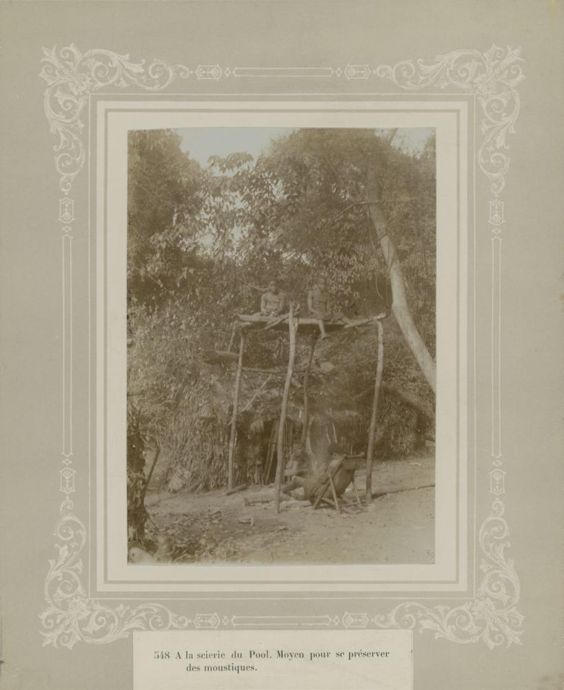 Aanleg spoorweg in Congo