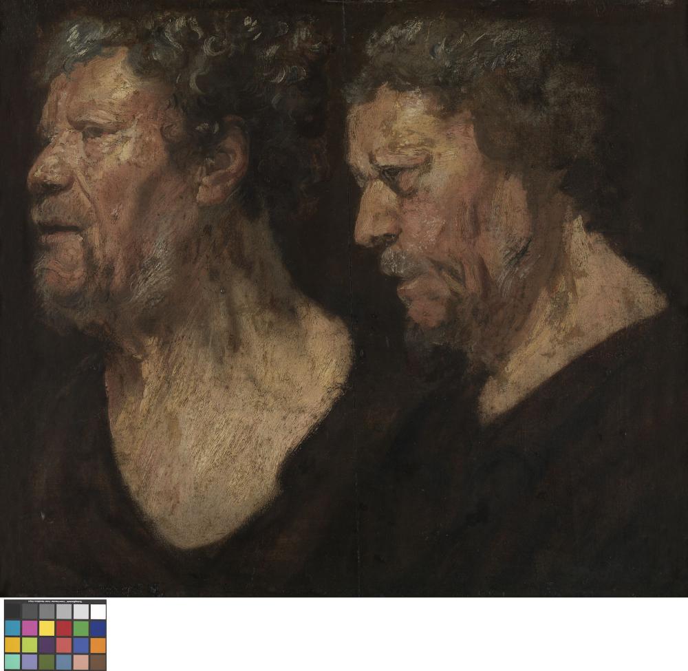 Studies van de kop van Abraham Grapheus