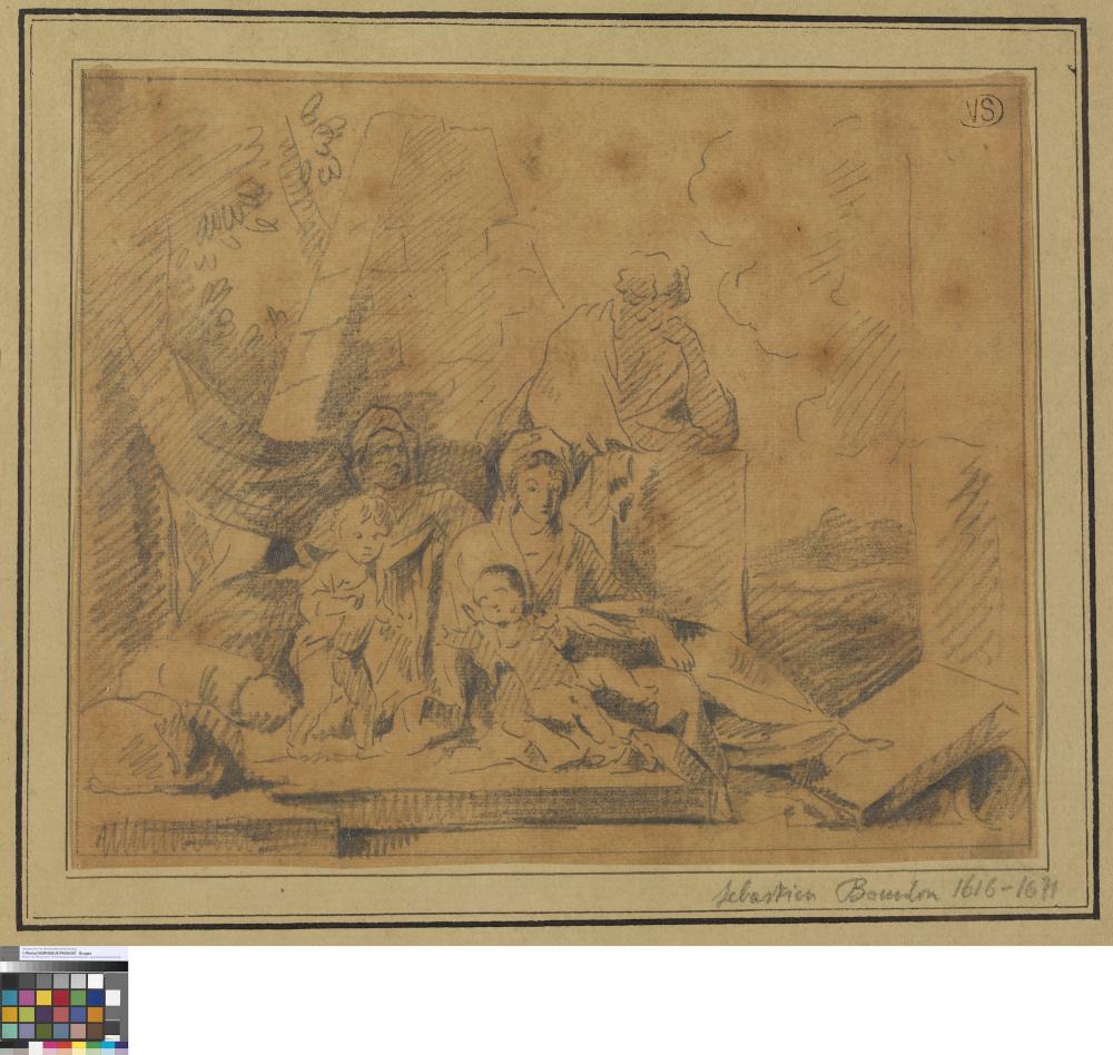 Heilige Familie met Johannes de Doper en Elisabet