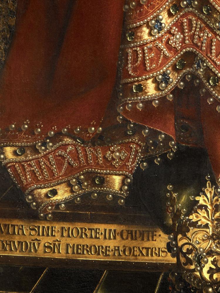 het Lam Gods: detail uit Paneel Christus