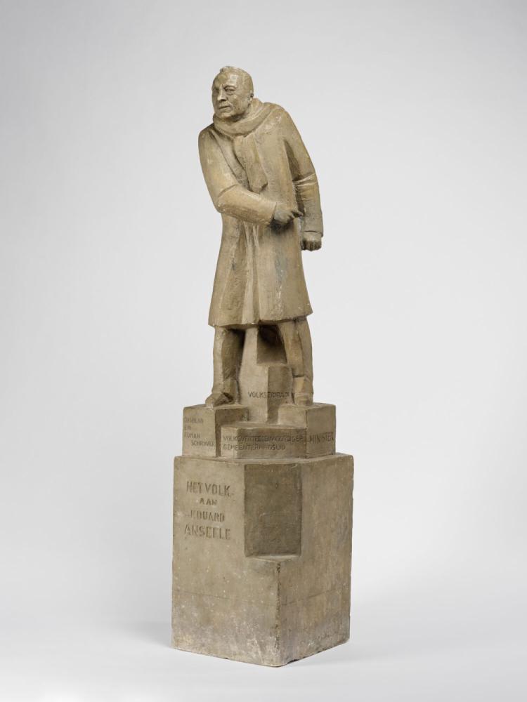 Ontwerp voor het standbeeld van Edward Anseele