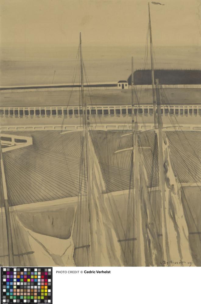 De haven te Oostende