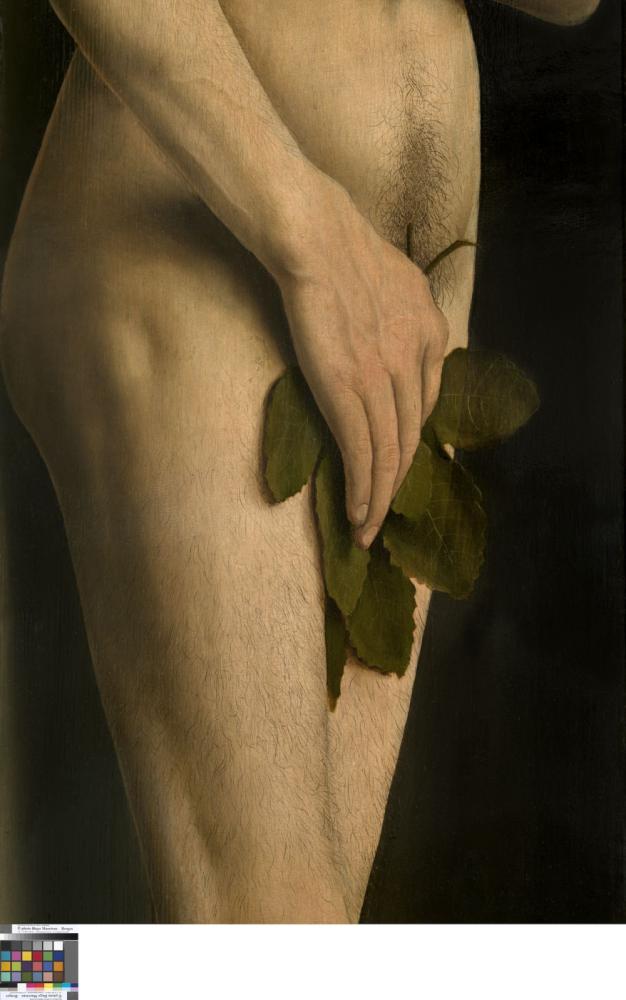 het Lam Gods: detail uit Paneel Adam