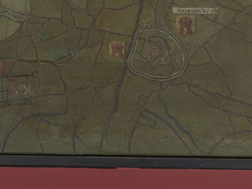 Kaart van het Brugse Vrije