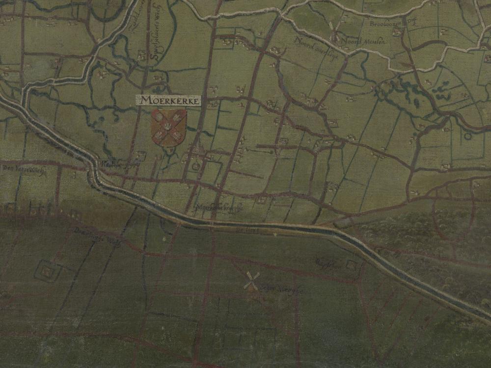 Kaart van het Brugse Vrije