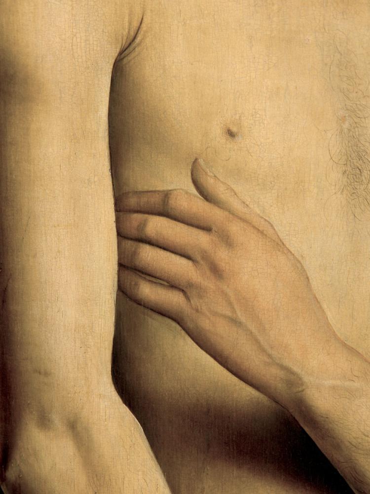 het Lam Gods: detail uit Paneel Adam