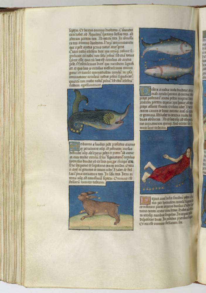 Bladzijde uit Liber Ymaginium Deorum Manuscripten uit de bibliotheek van Raphael de Marcatellis