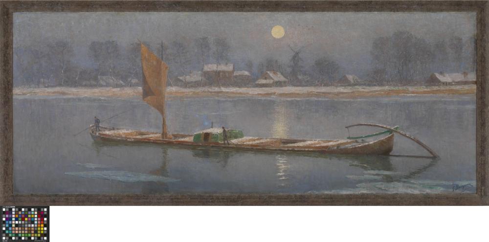 Kanaal Gent-Terneuzen in de winter