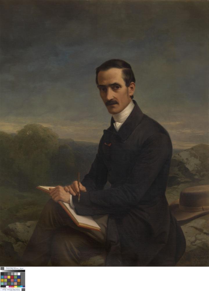 De schilder Alexandre Calame