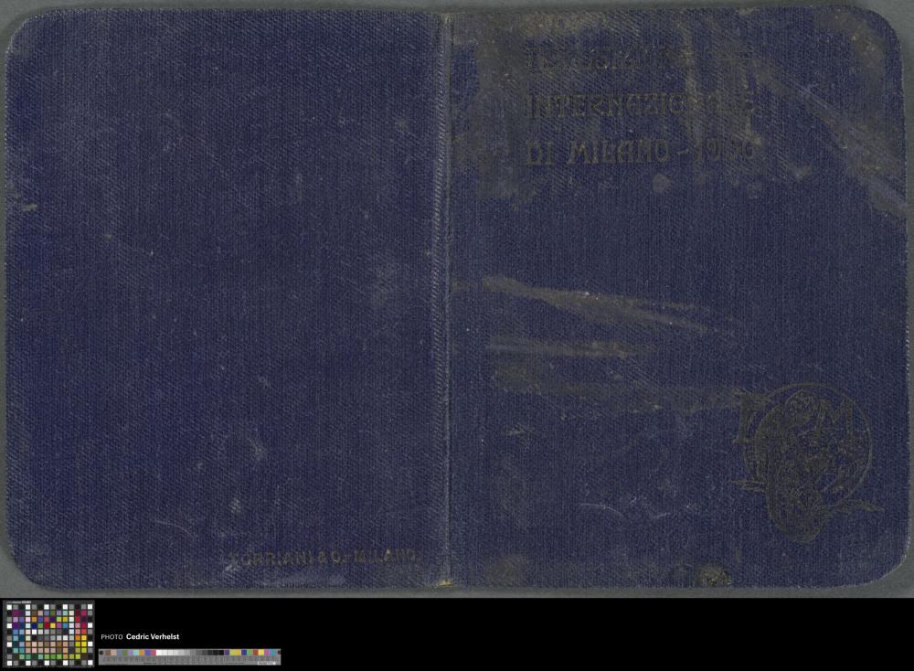 Abonnement pour l'Exposition 'L'arte Decorativa All Esposizione di Milano' 1906