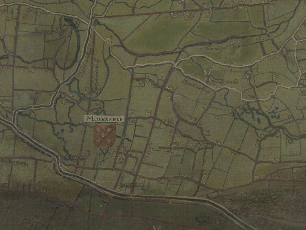 Kaart van het Brugse Vrije
