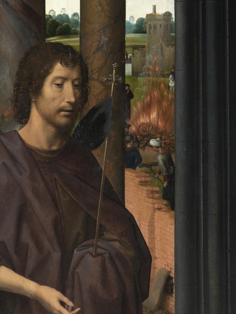 Triptiek van Johannes de Doper en Johannes de Evangelist.