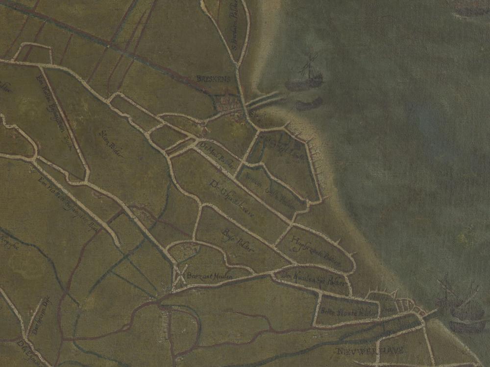 Kaart van het Brugse Vrije