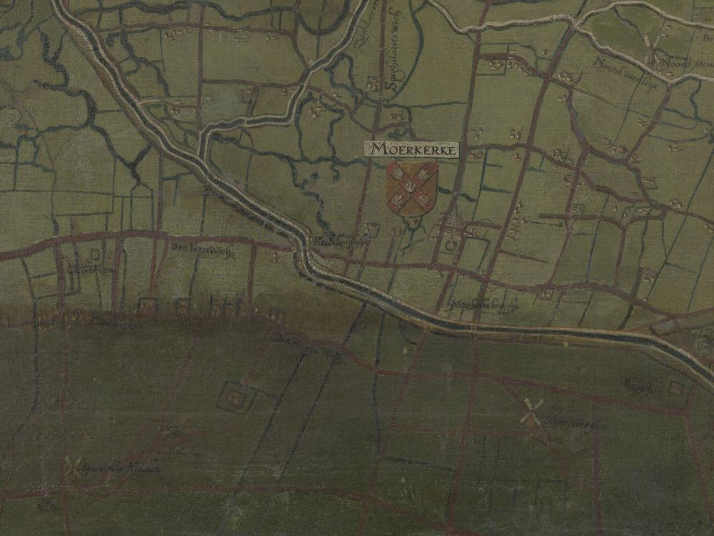 Kaart van het Brugse Vrije