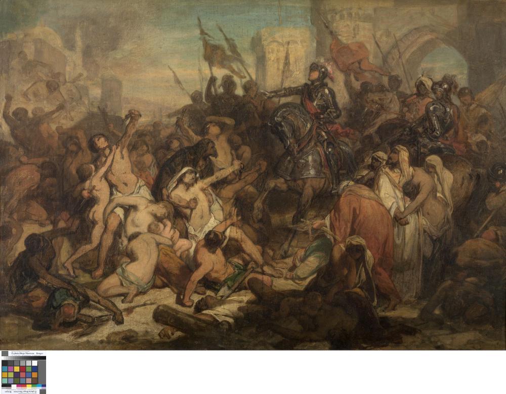 Keizer Karel bevrijdt de slaven in Tunis
