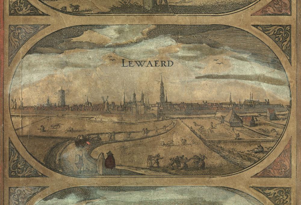 Wandkaart van de Nederlanden