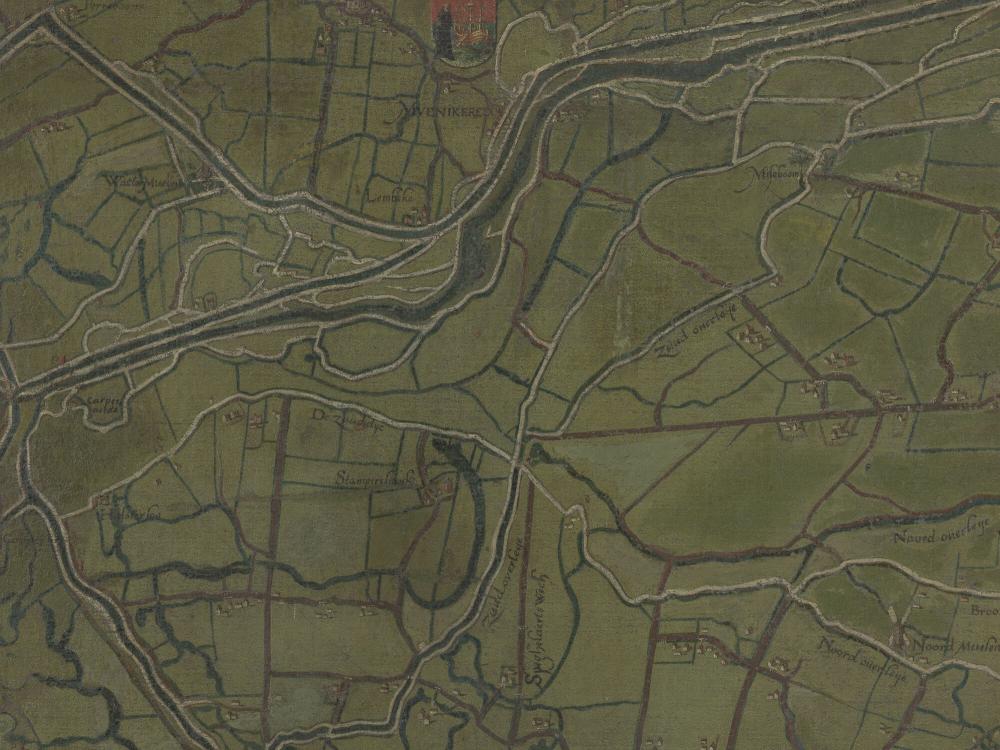 Kaart van het Brugse Vrije