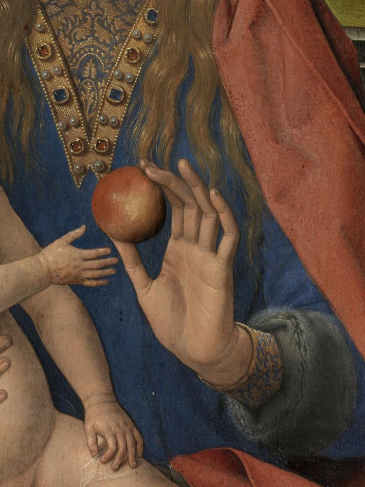 Diptiek van Maarten van Nieuwenhove, linkerluik