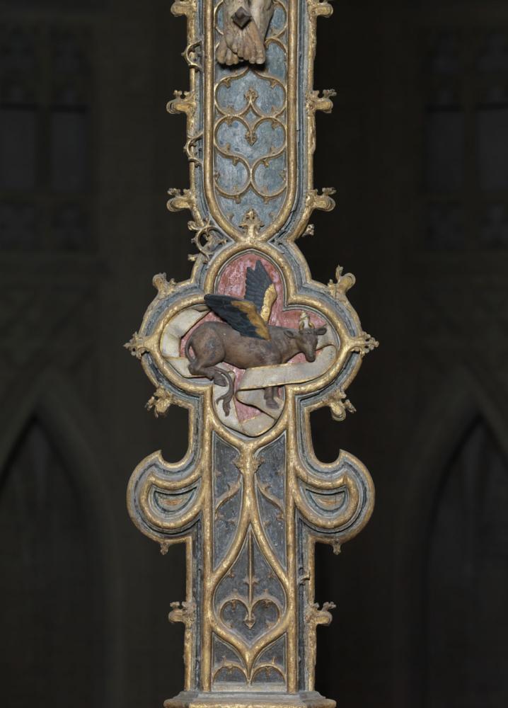 Calvarie met Christus, Maria en Johannes