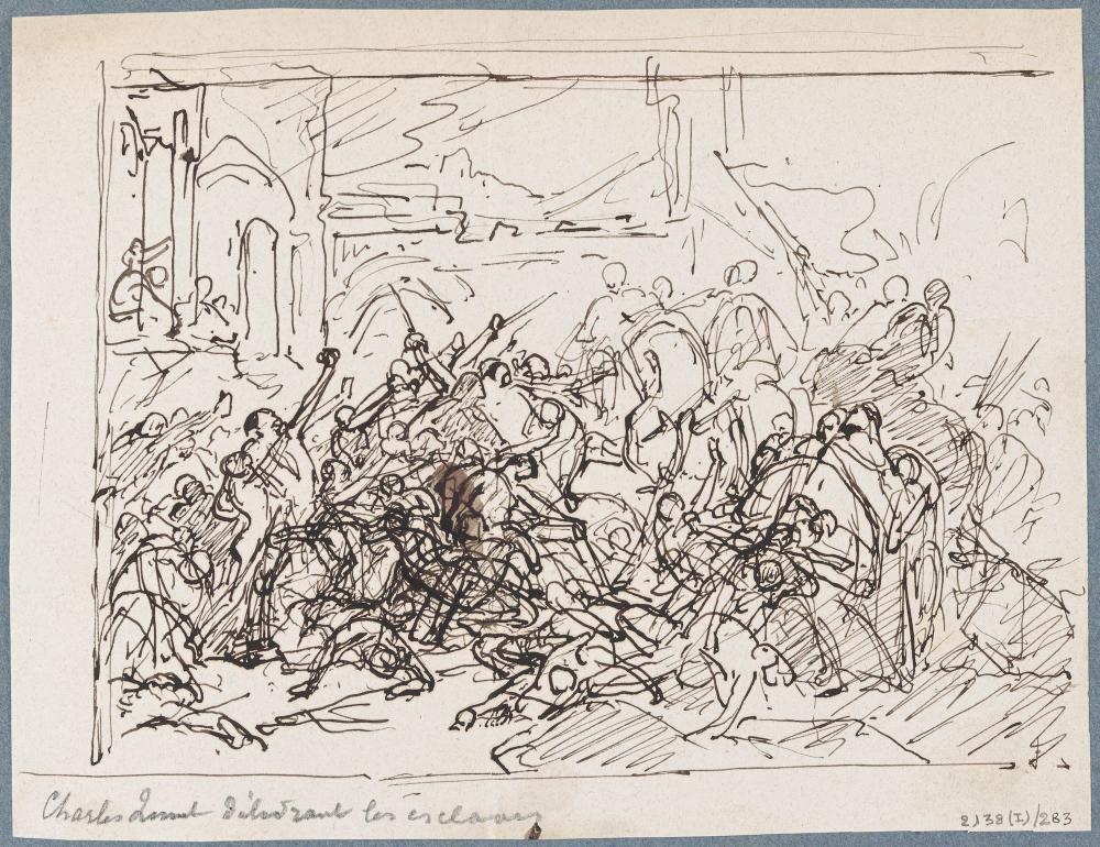 Keizer Karel bevrijdt de slaven in Tunis