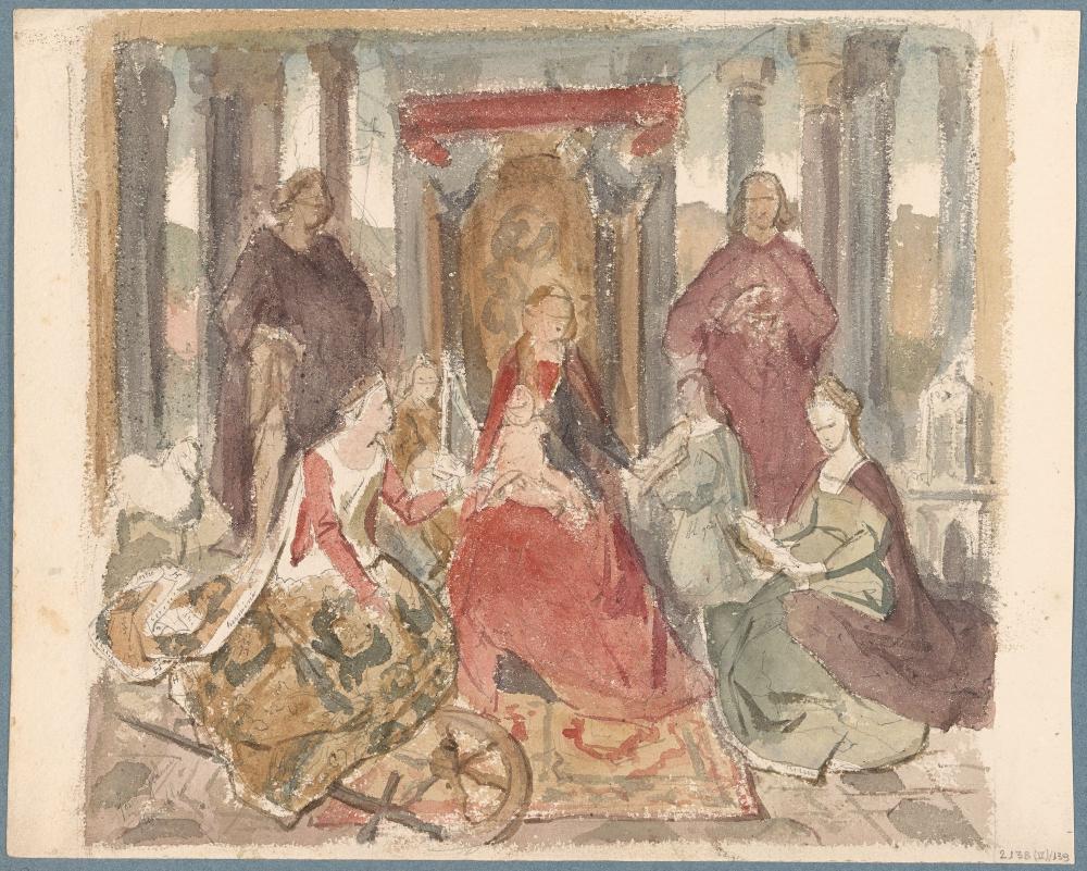 Het mystiek huwelijk van de heilige Catharina