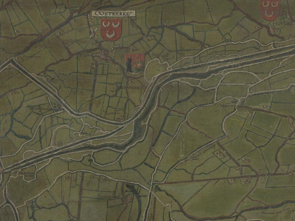 Kaart van het Brugse Vrije