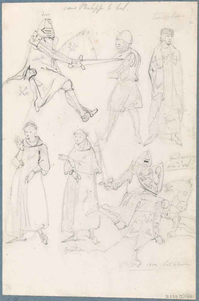 Figuren uit de tijd van Filips de Schone