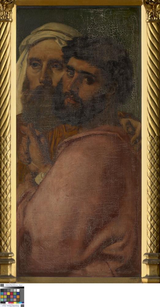Moeder van de Messias en de vier evangelisten