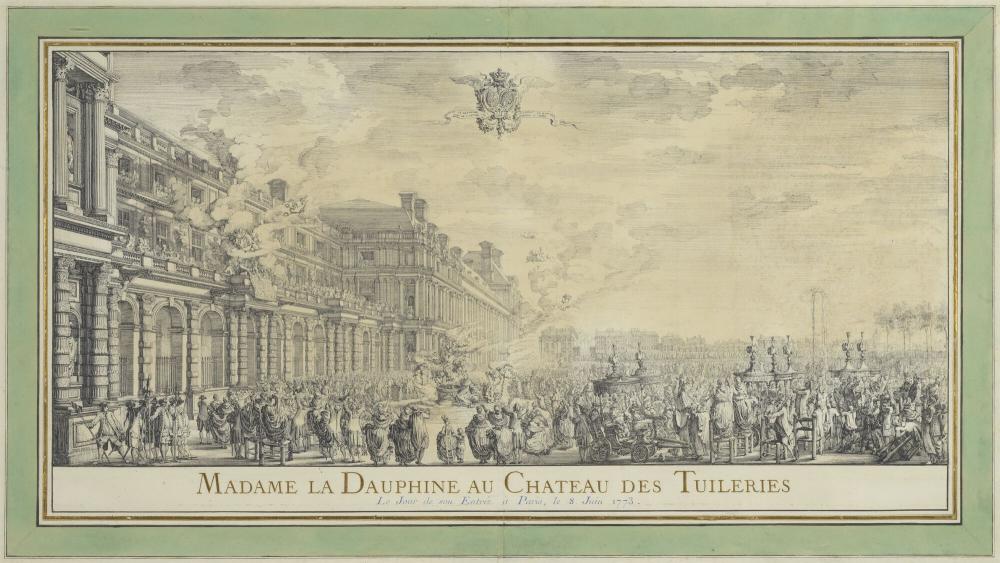 Madame la Dauphine au Château des Tuileries le jour de son entrée à Paris, le 8 juin 1773
