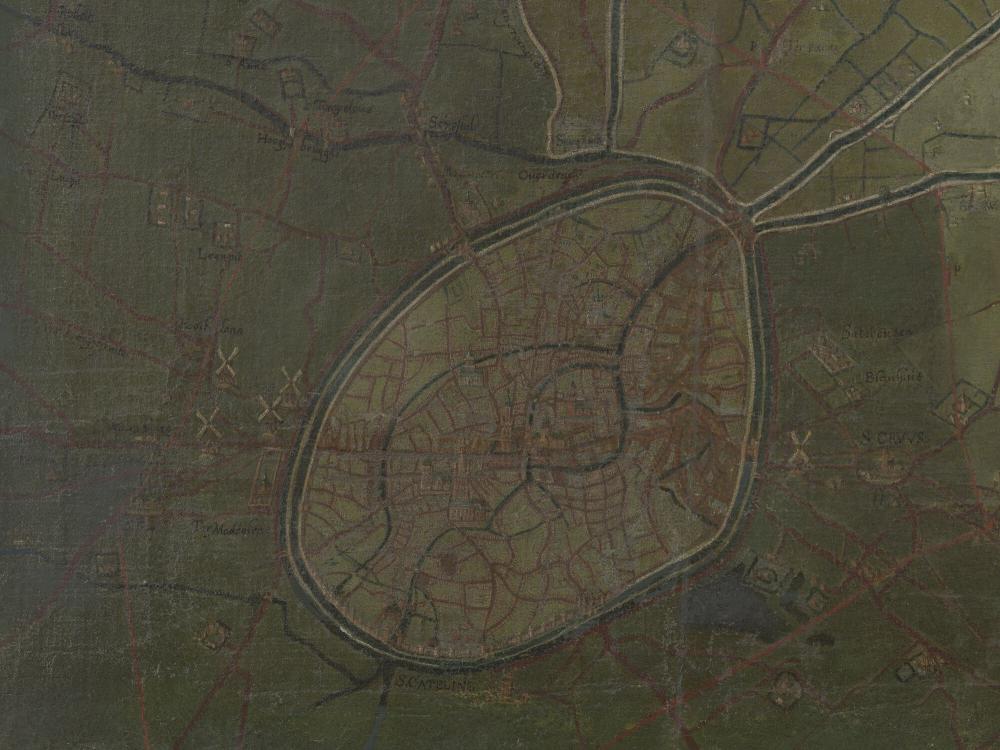 Kaart van het Brugse Vrije