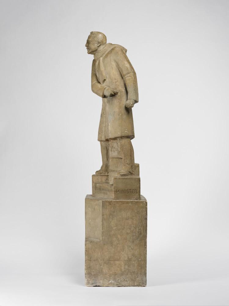 Ontwerp voor het standbeeld van Edward Anseele