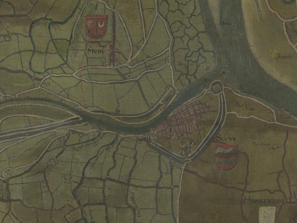 Kaart van het Brugse Vrije
