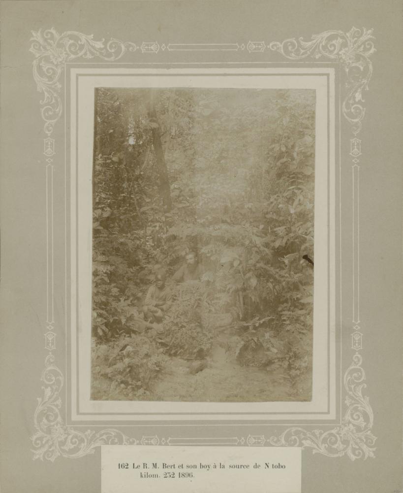 Aanleg spoorweg in Congo
