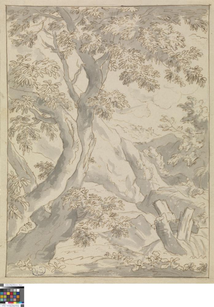Landschap met de heilige Hieronymus