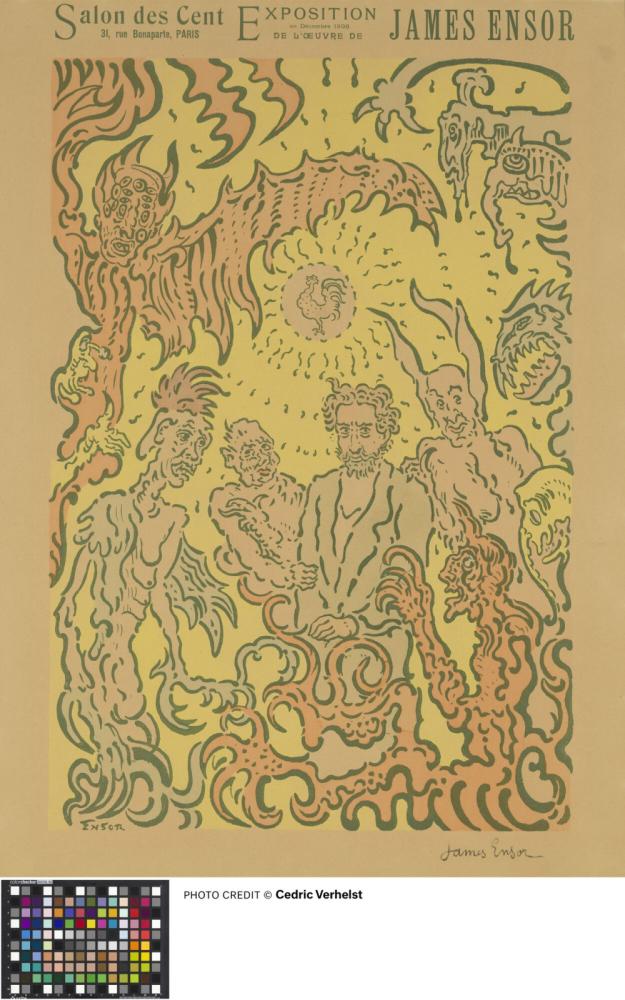 Affiche van "Salon des Cent", Parijs