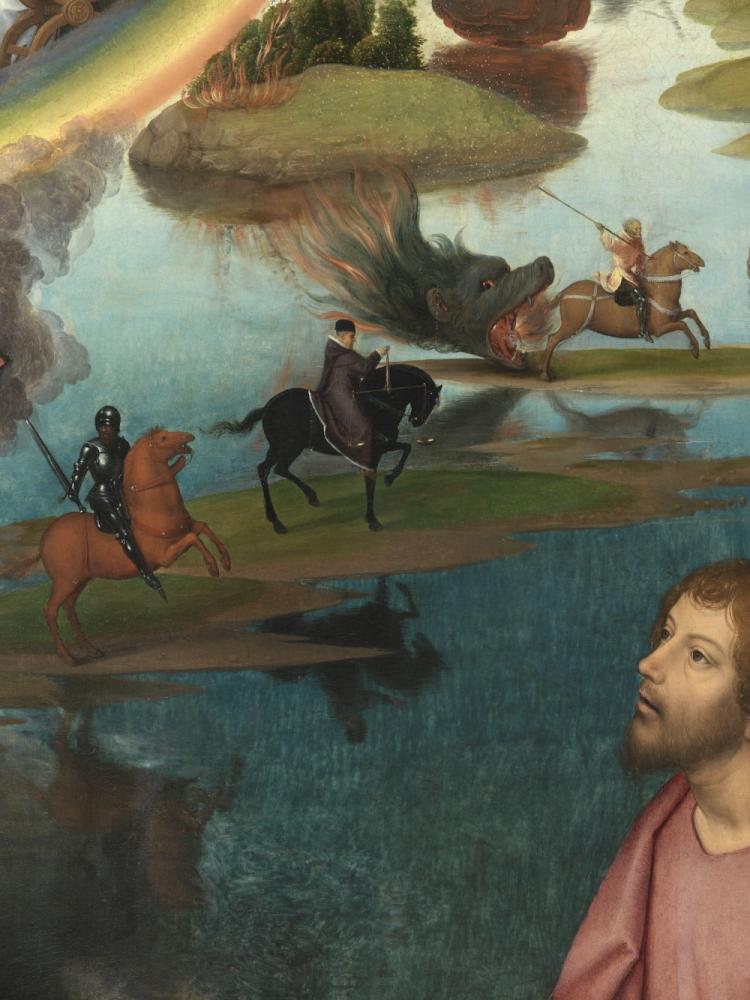 Triptiek van Johannes de Doper en Johannes de Evangelist.