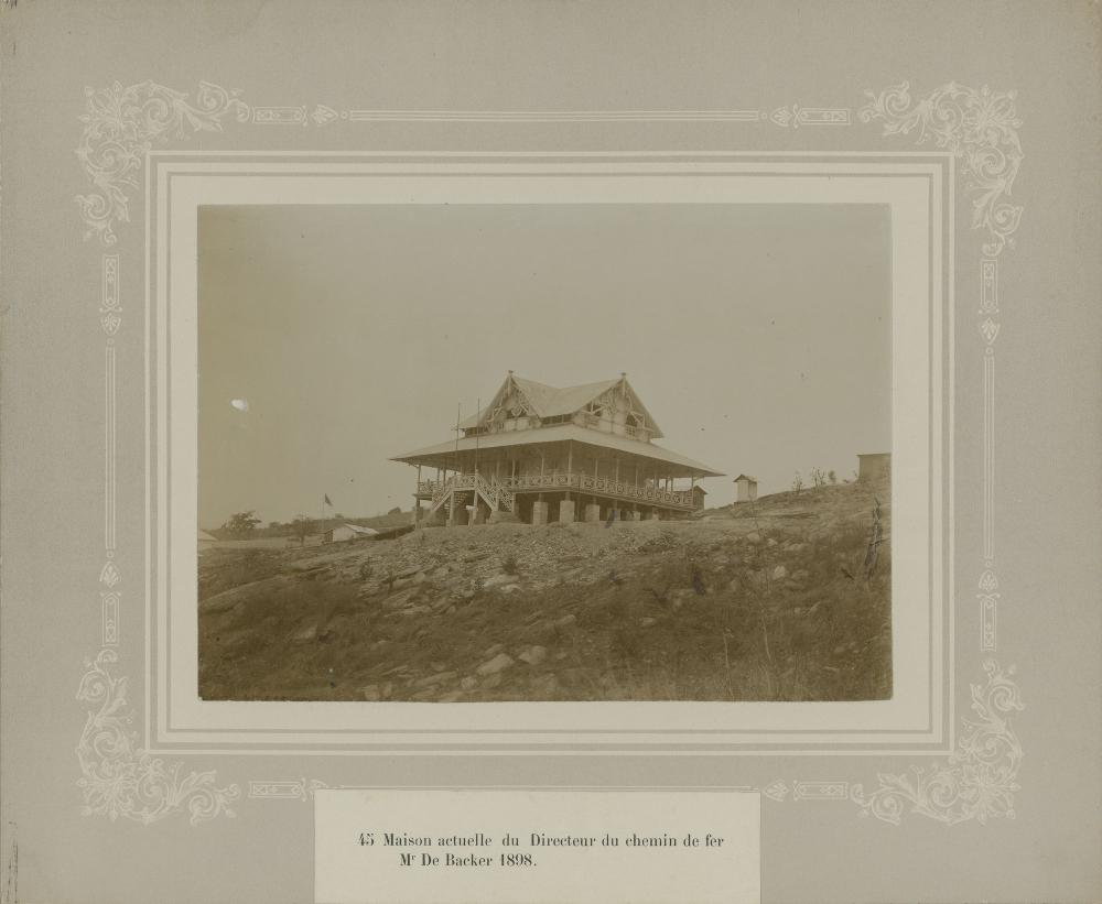 Aanleg spoorweg in Congo