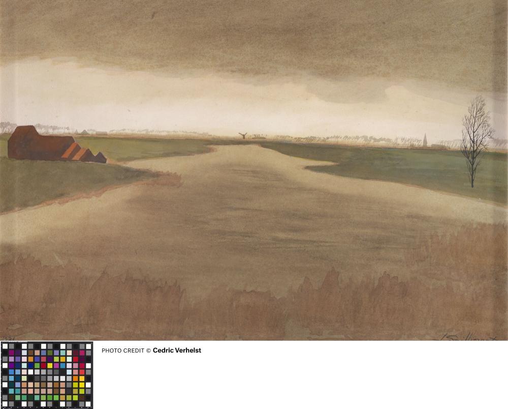Landschap - Keignaertkreek te Zandvoorde