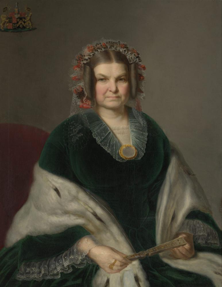Portret van Marie Adelaïde Ghislaine della Faille d'Assenede
