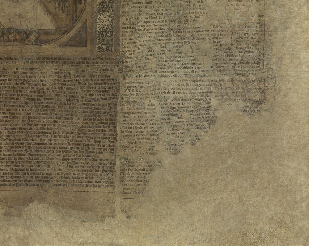Wandkaart van de Nederlanden