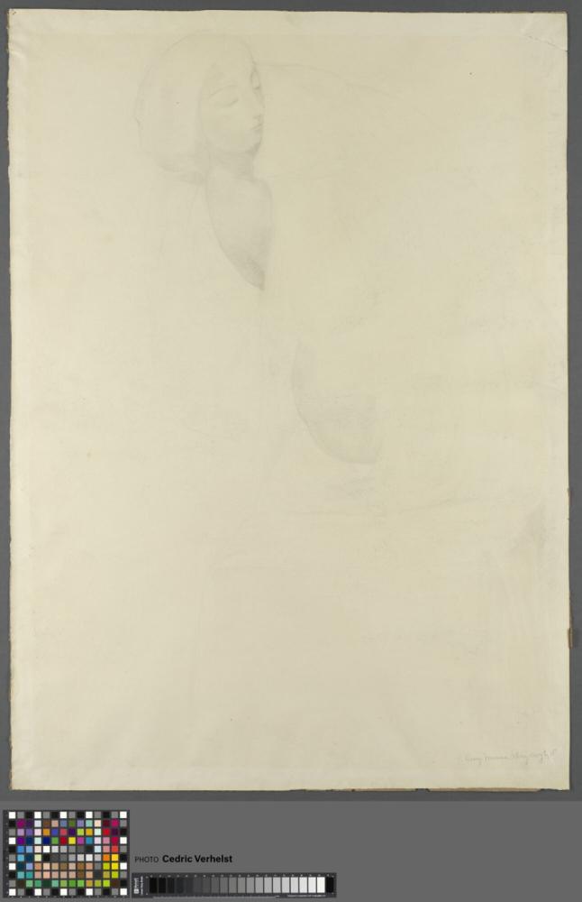 Vrouw in drapering