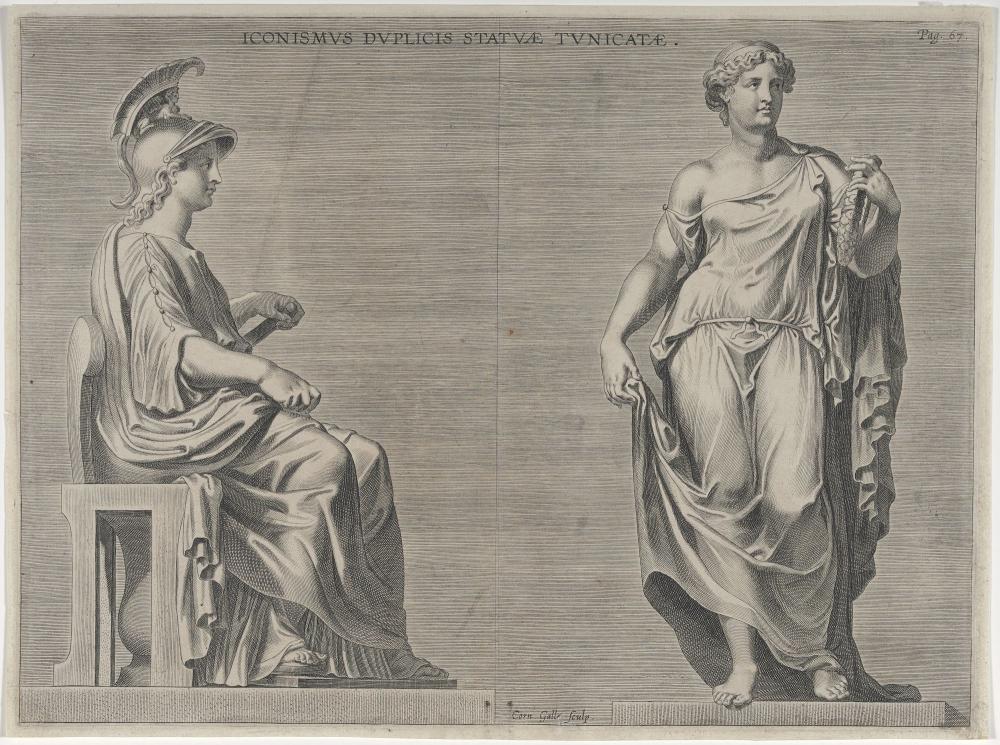 Iconismus duplicis statuae tunicatae