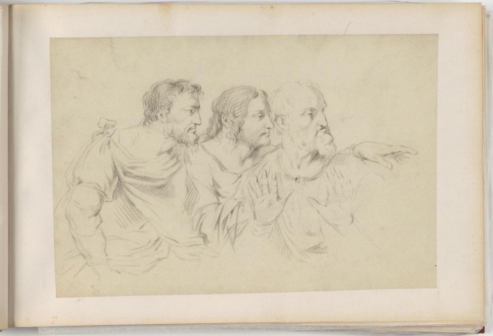 De apostelen Bartholomeus  Jacob de Mindere en Andreas