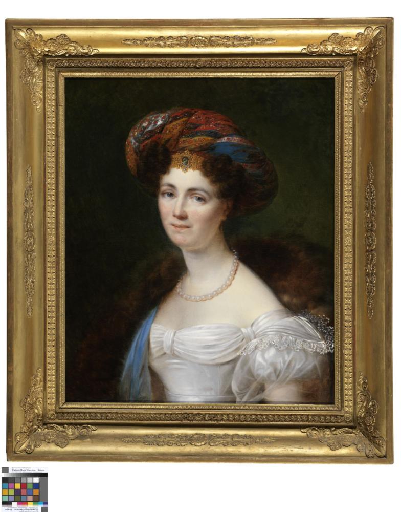Portret van Joséphine Victoire Meslier-Duvey