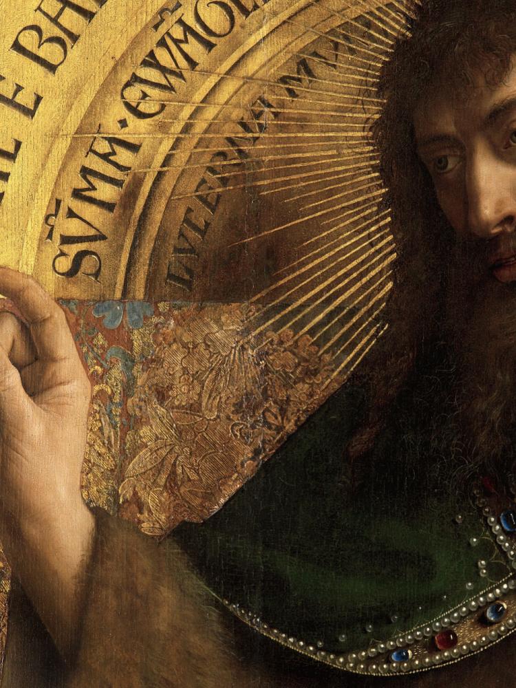 het Lam Gods: detail uit Paneel Johannes de Doper