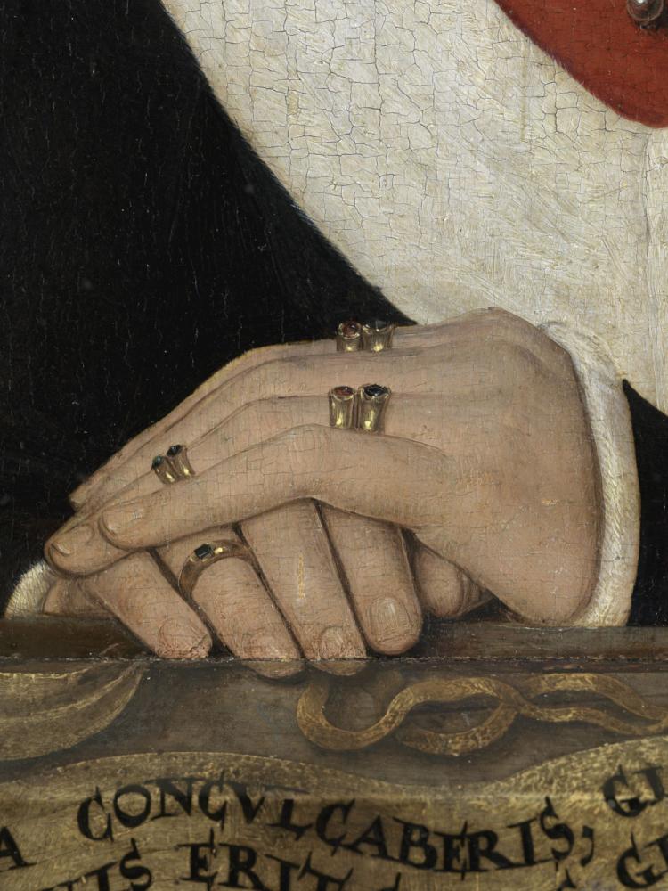 Portret van een jonge vrouw Sibylla Sambetha