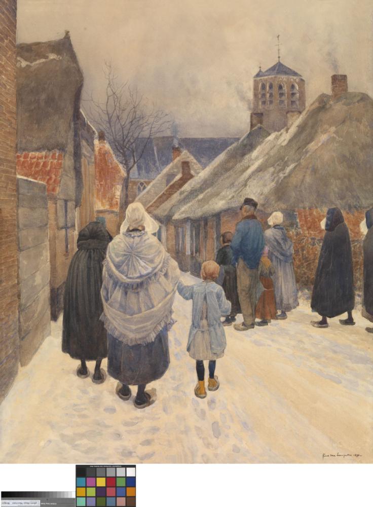 Zondagmorgen in de winter