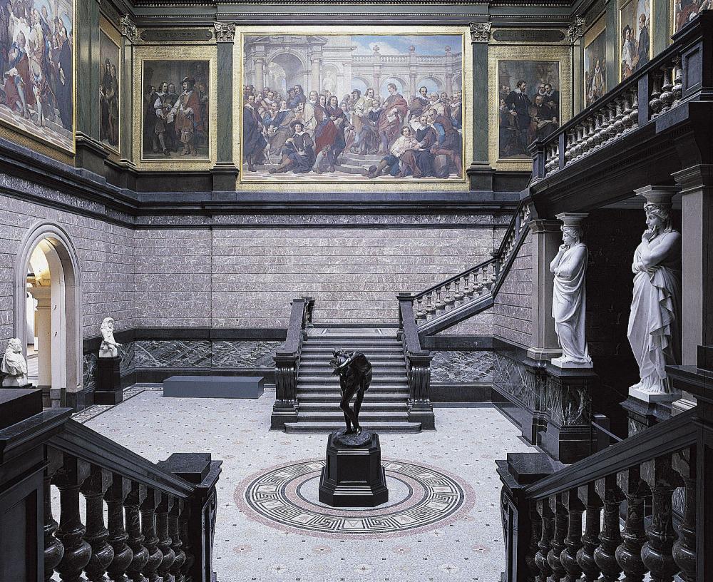 zicht in het museum