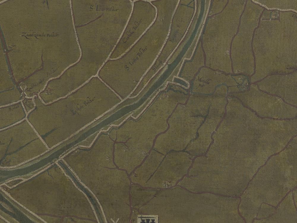 Kaart van het Brugse Vrije